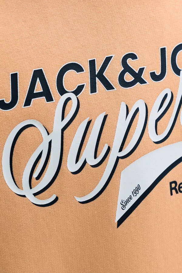 Jack & Jones Junior Sweatshirt logo grande vermelho