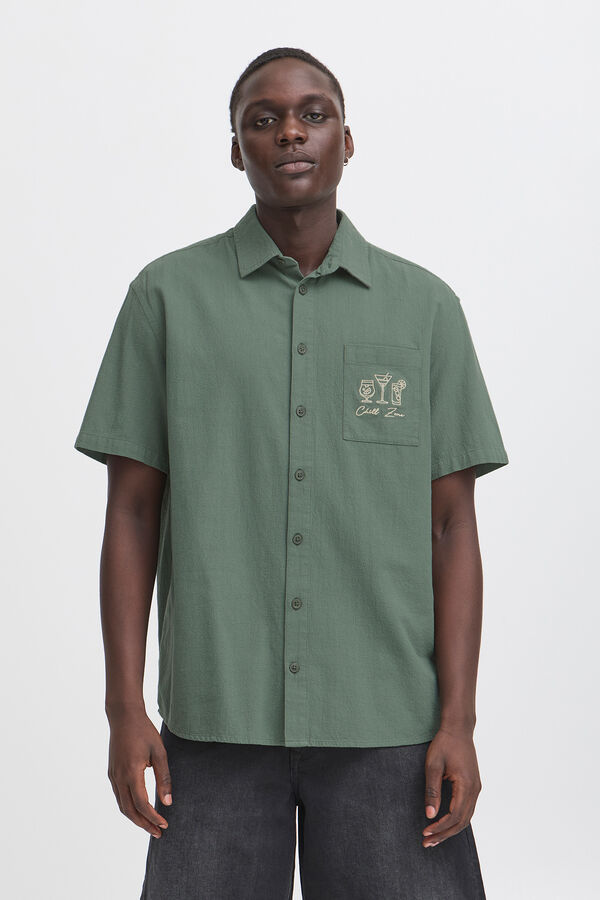 Blend Camisa de manga curta Bhapollo  Caqui escuro