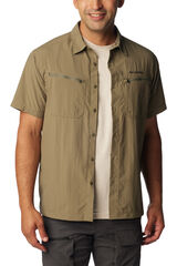 Columbia Camisa para homem de manga curta Columbia Mountaindale&trade; Caqui escuro