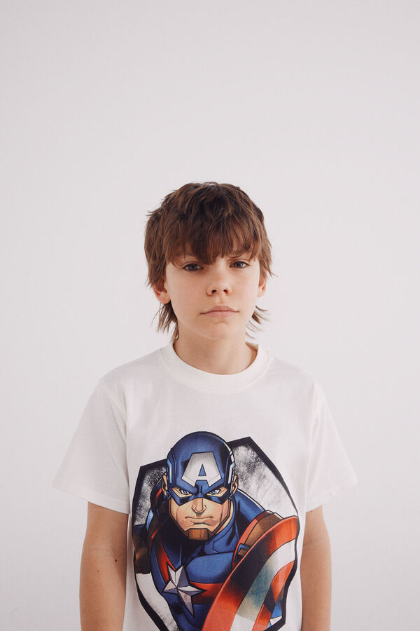 Springfield Kids Camiseta Capitan America ni&ntilde;o azul