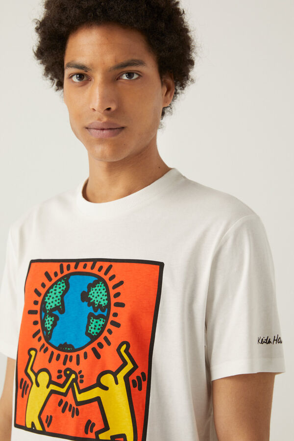 Springfield Camiseta Keith Haring marfil