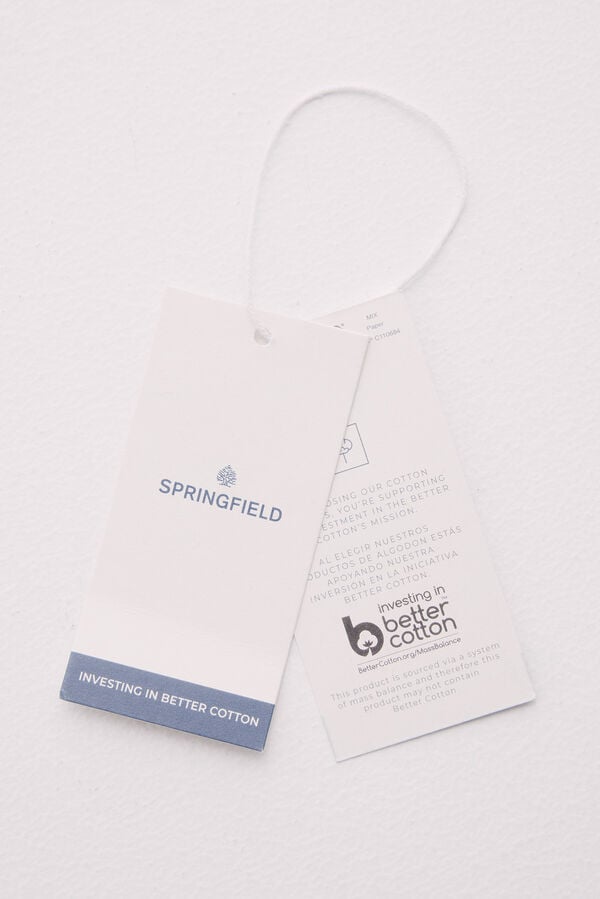 Springfield Camisa de crochet com babados vermelho