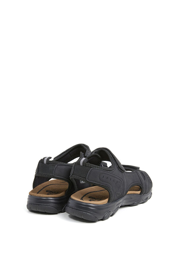 Lois Sand&aacute;lia casual dois fechos preto