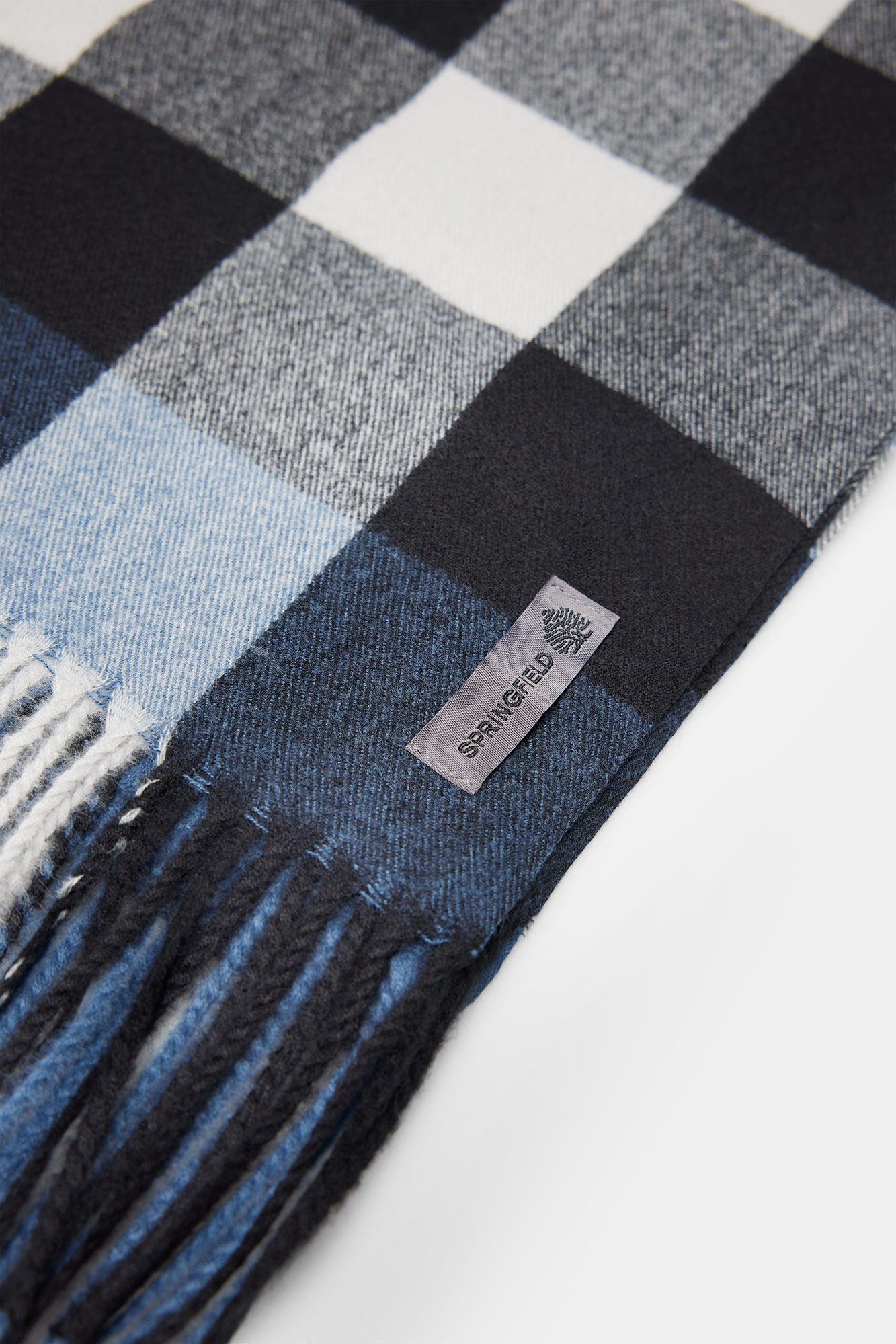 Springfield Cachecol maxi com padr&atilde;o de xadrez