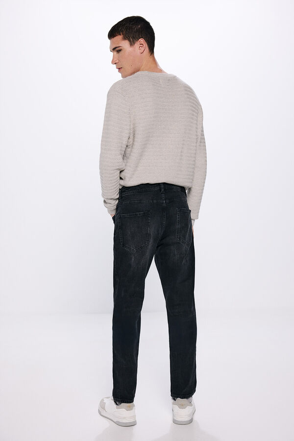 Springfield Jeans slim fit preto