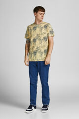 Jack & Jones Camiseta algod&oacute;n org&aacute;nico amarillo