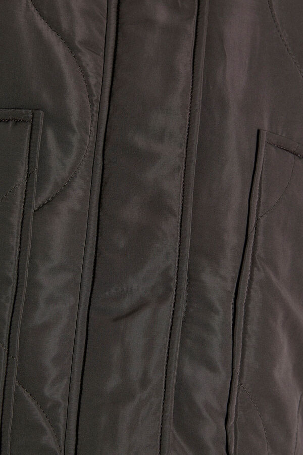 Jack & Jones Blus&atilde;o acolchoada castanho