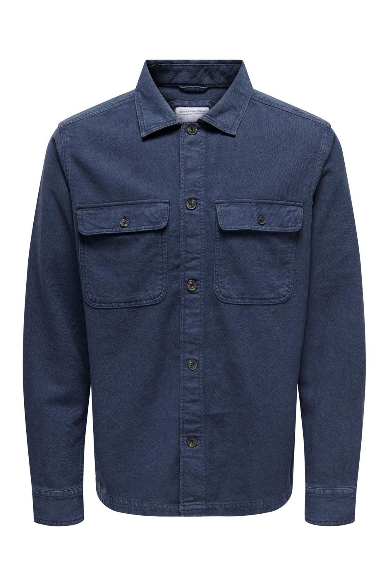 Only & Sons Camiseta masculina em sarja com estampado xadrez.