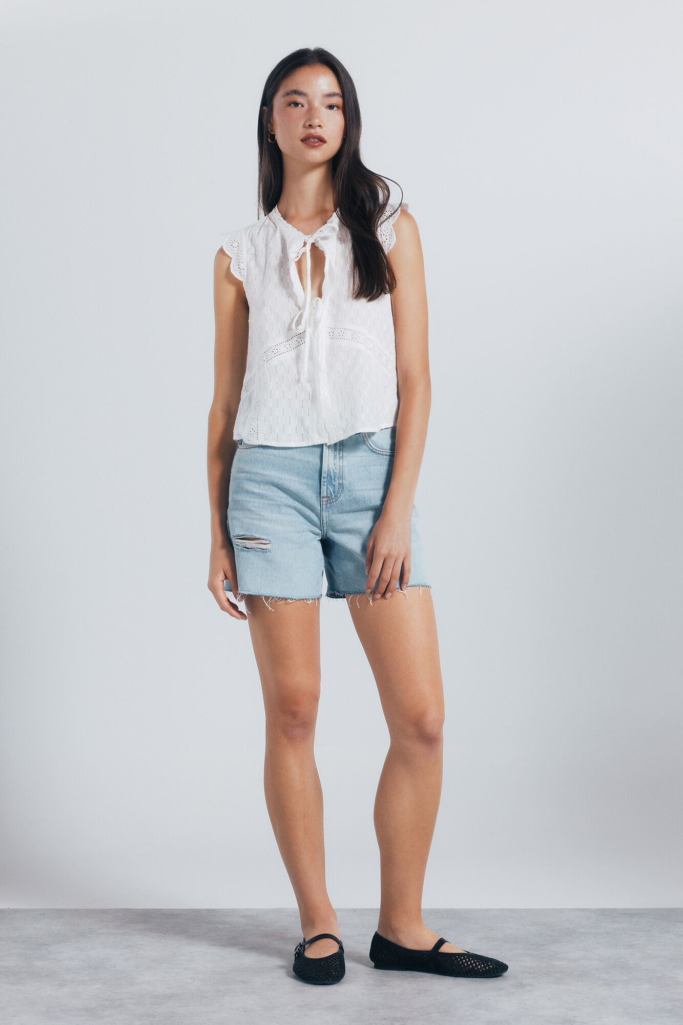 Springfield Shorts vaqueros rotos