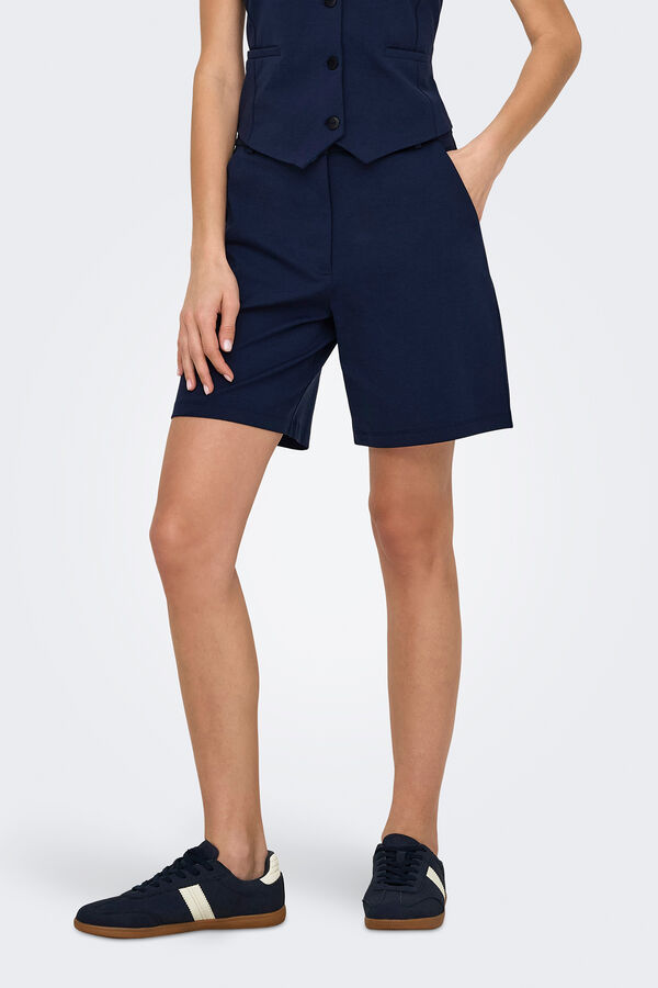 JDY Bermuda de vestir azul