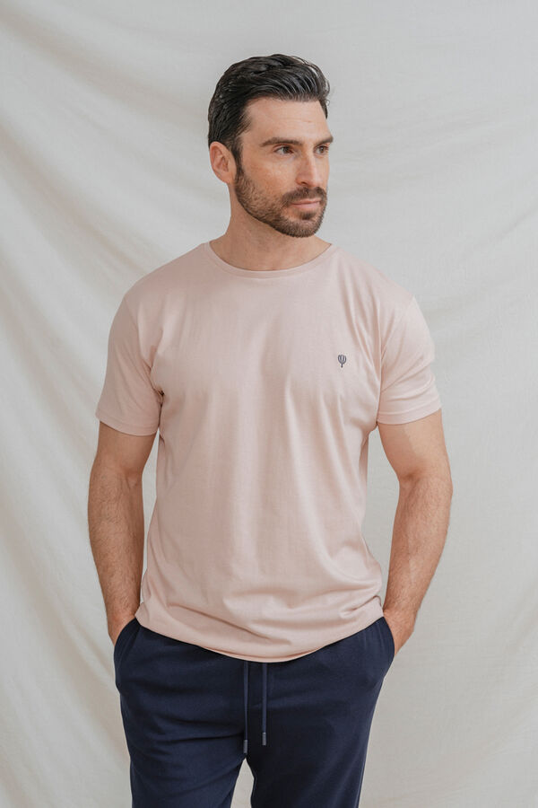 Celopman T-shirt b&aacute;sica rosa
