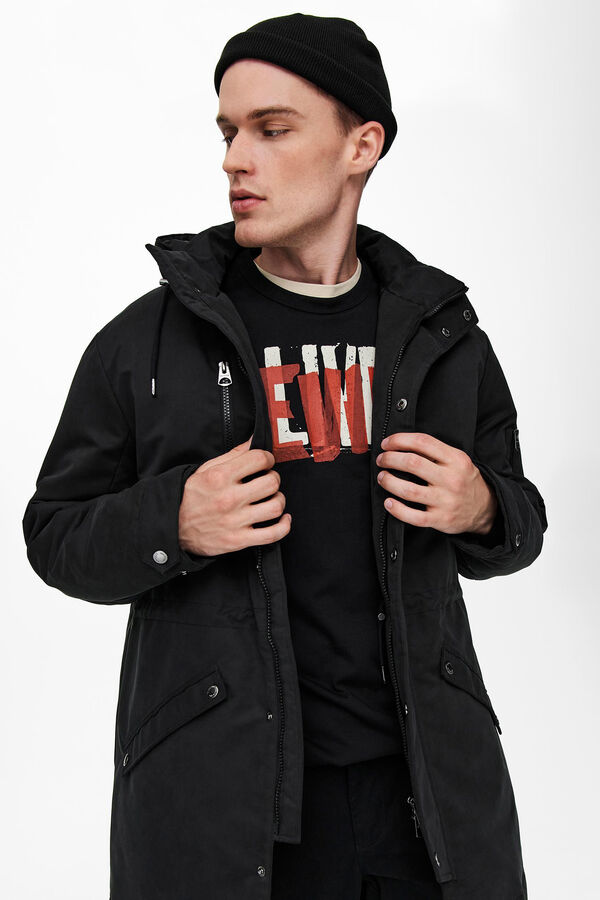 Only & Sons Parka preto