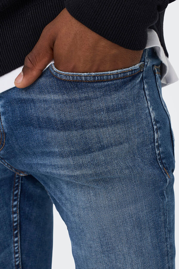 Only & Sons Herrenjeans im Skinny-Fit. azul