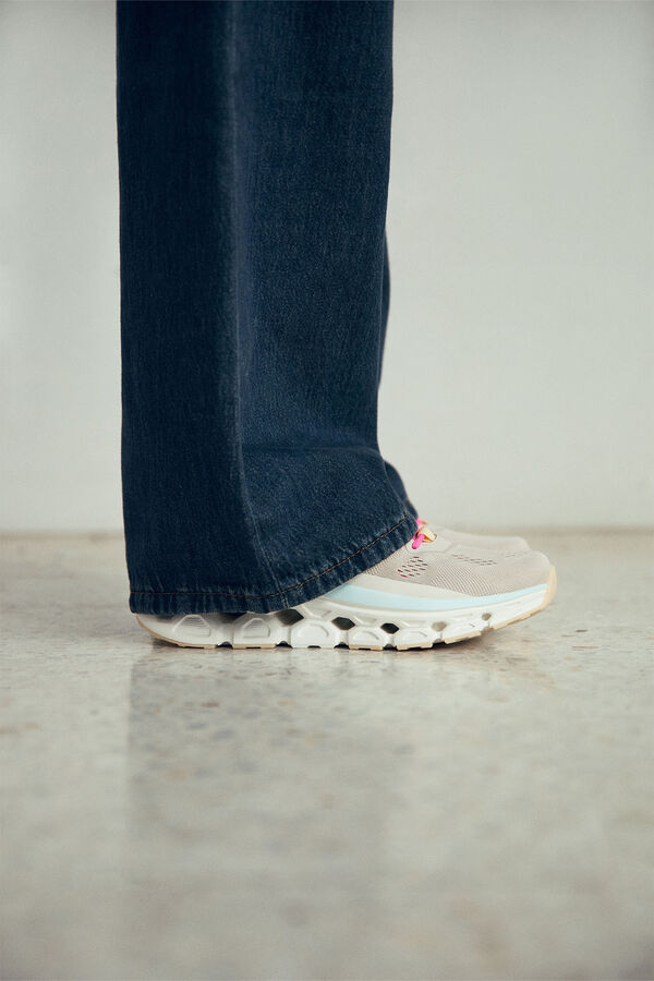 D.Franklin Zapatilla Aero Sneaker Mesh nude