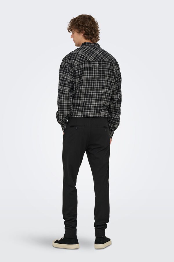 Only & Sons Pantal&oacute;n chino negro