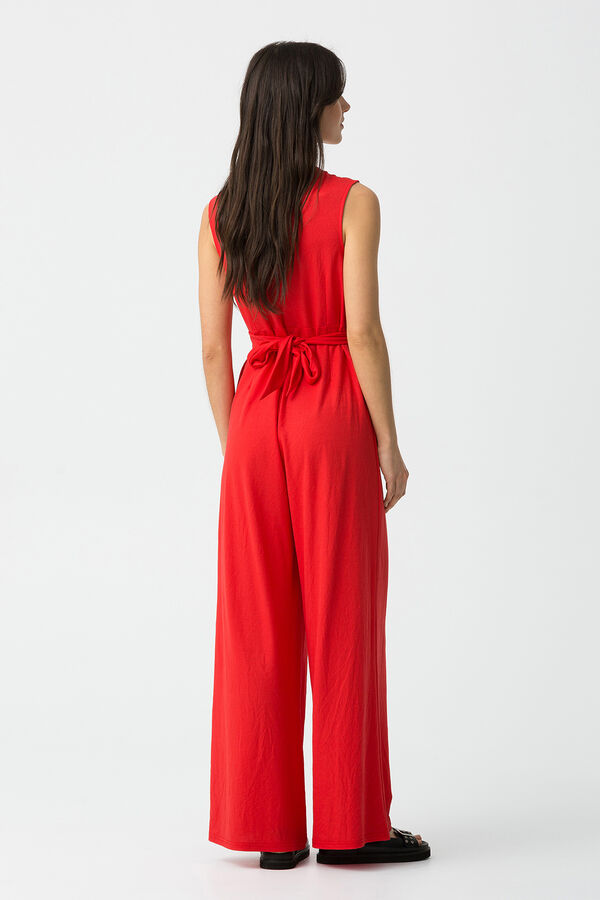 Tiffosi Mono largo con detalle cruzado rojo