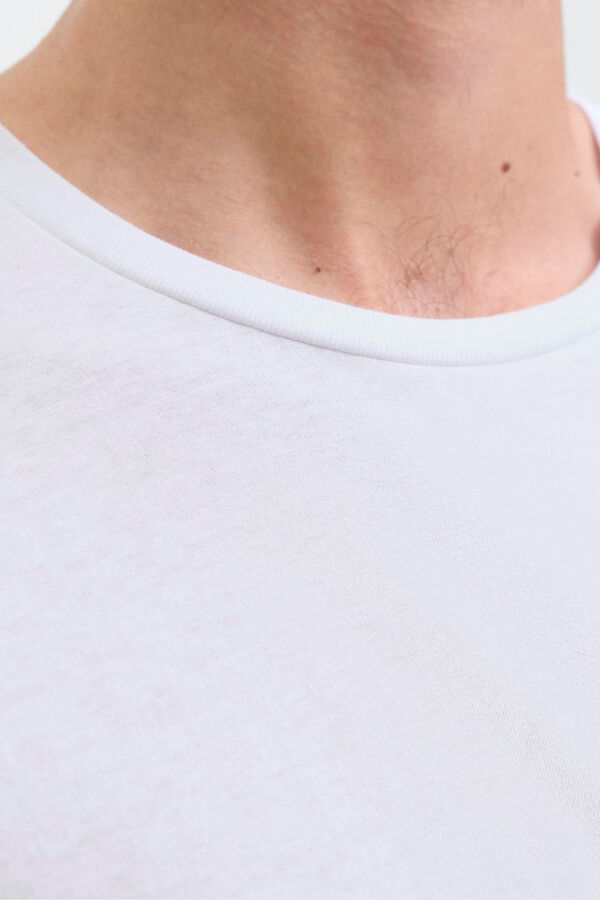 JJ REBEL Camiseta regular fit blanco