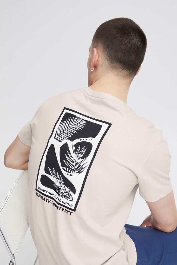 Blend T-shirt manga curta rosa