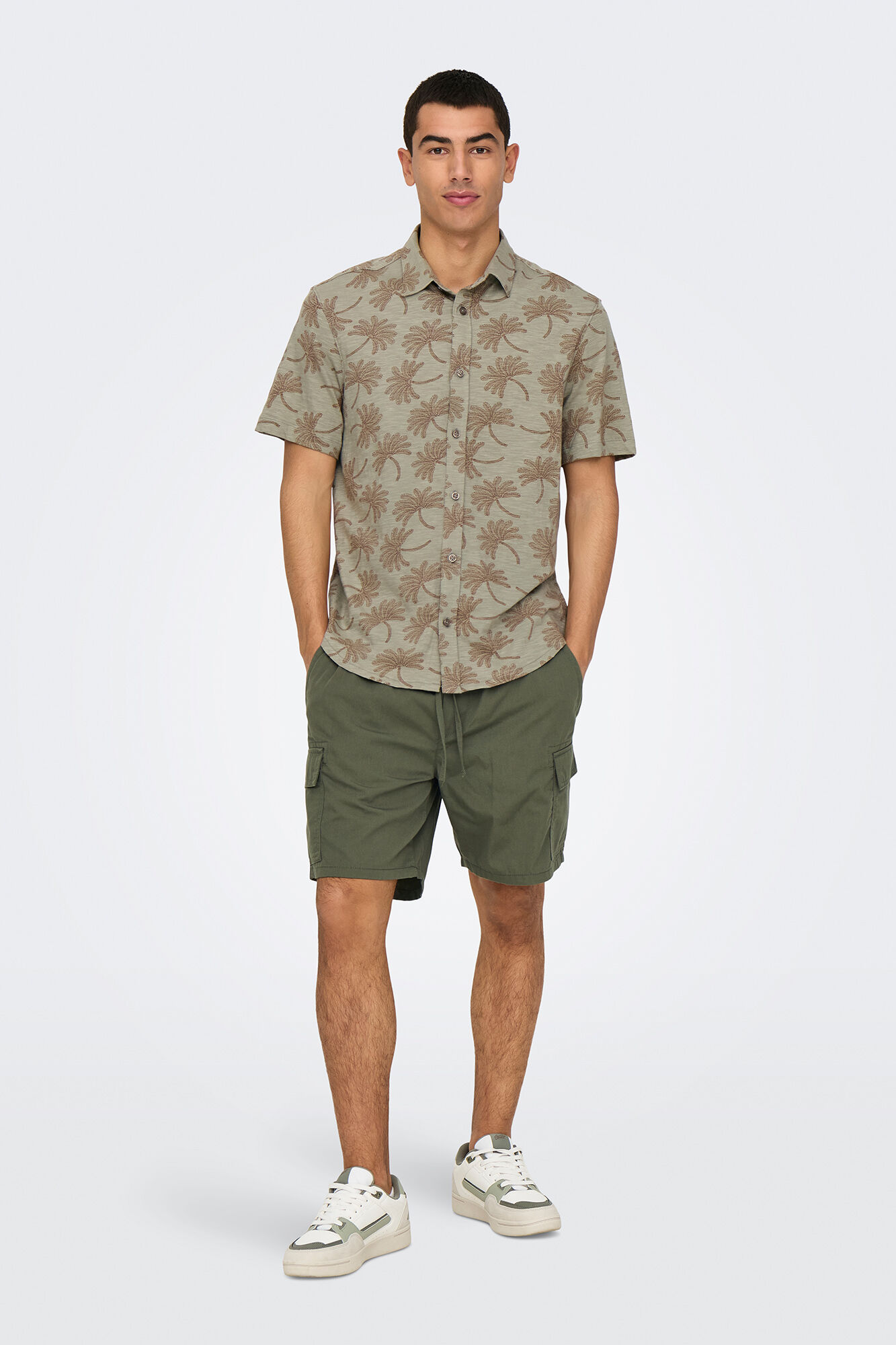 Only & Sons Camisa manga corta estampada