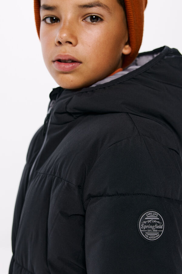 Springfield Kids Chaqueta acolchada ni&ntilde;o negro
