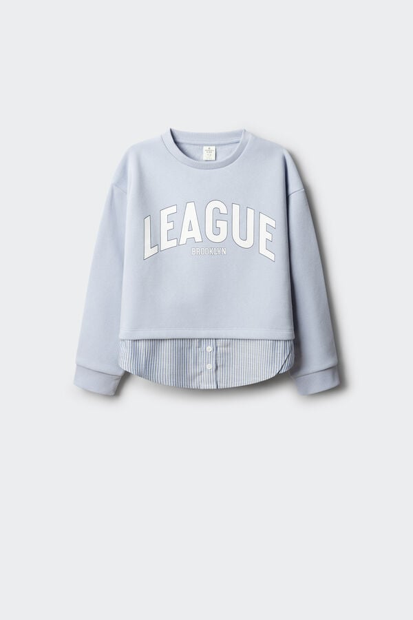 Springfield Kids Sweatshirt feminino da liga azul