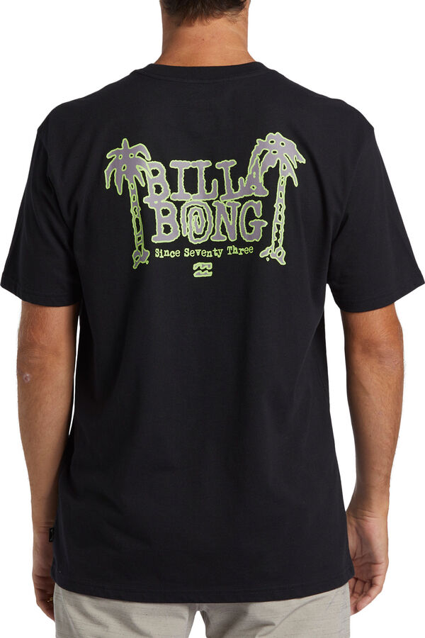Billabong Camiseta masculina de manga curta preto