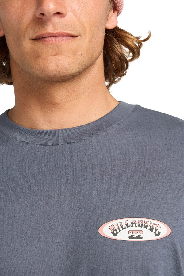Billabong Stacked Arch - Camiseta para hombre azul
