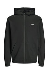 Jack & Jones Camisola com capuz com fecho preto