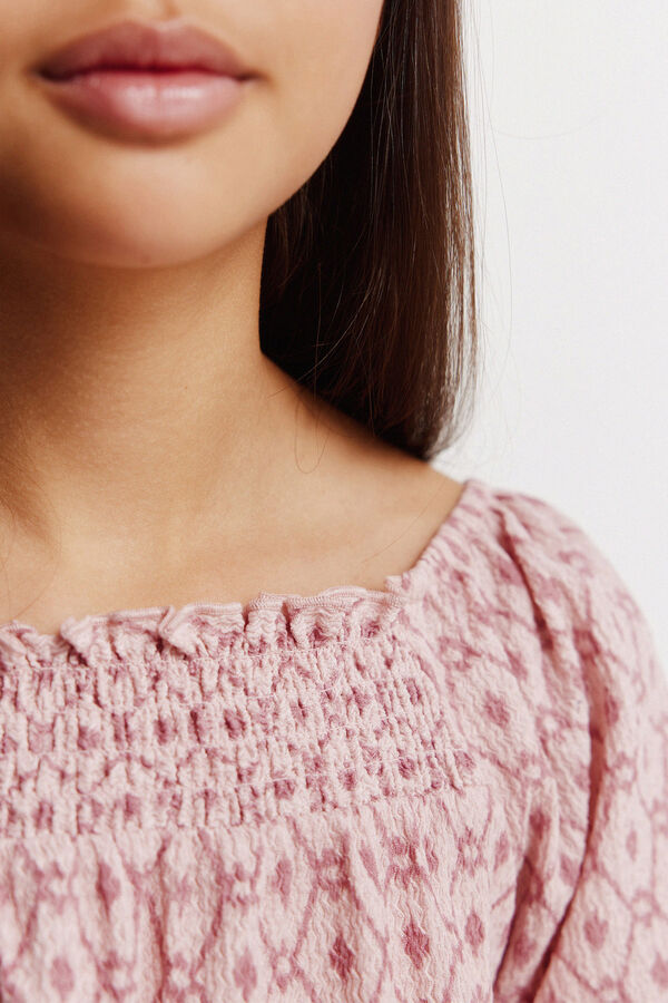 Springfield Kids Blusa ikat para menina rosa