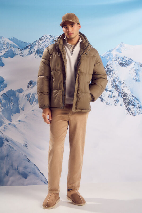 Springfield Chaqueta acolchada térmica nude