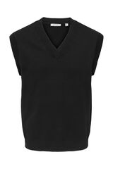 Only & Sons Chaleco punto negro