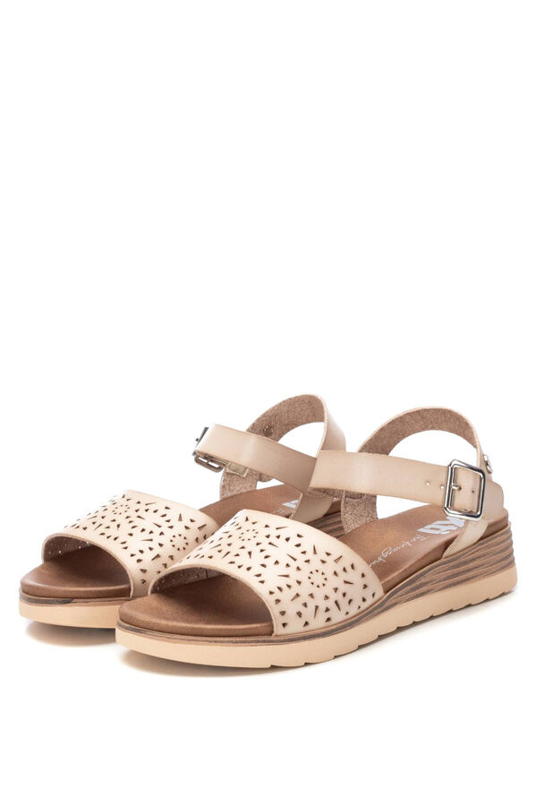 XTI Sandalia de mujer beige