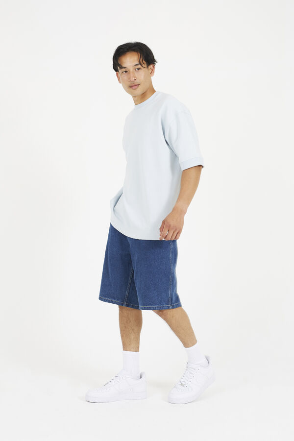 Brave Soul Camiseta oversized azul