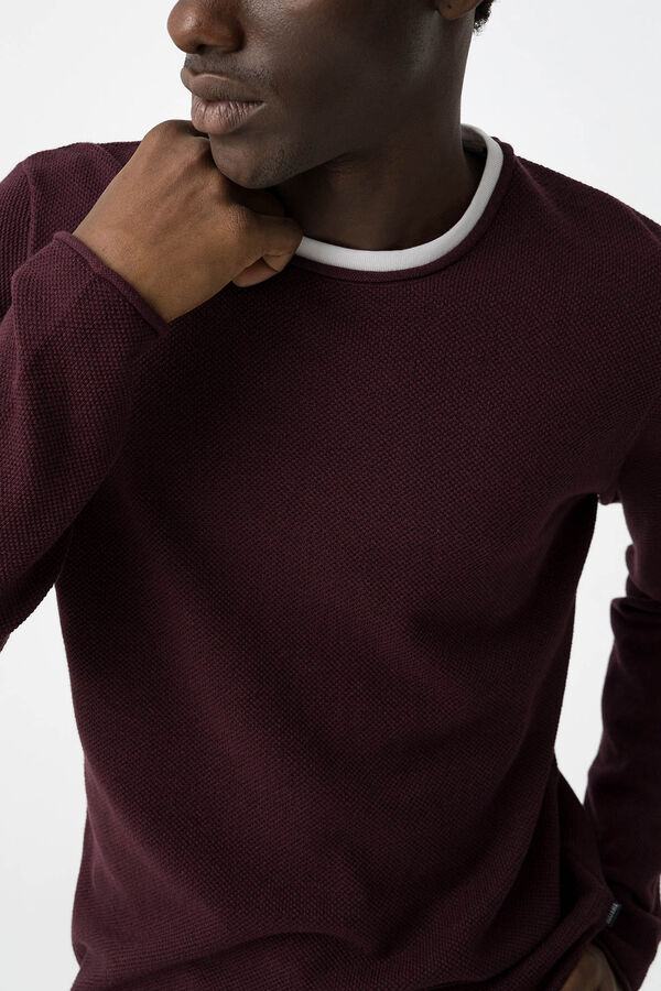 Tiffosi Camisola de mistura de algod&atilde;o estampado