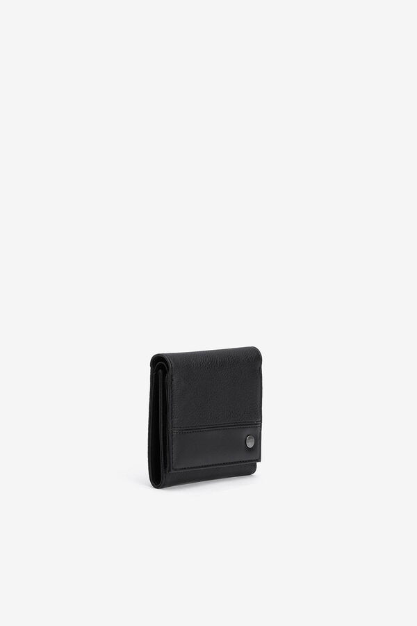 Tiffosi Monedero Mediano Liso negro