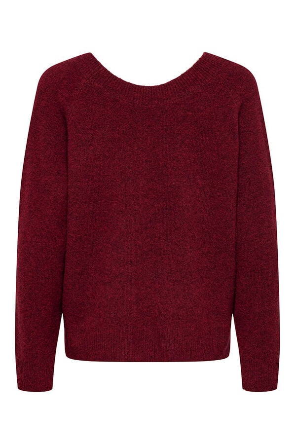 Only Jersey reversible burdeos