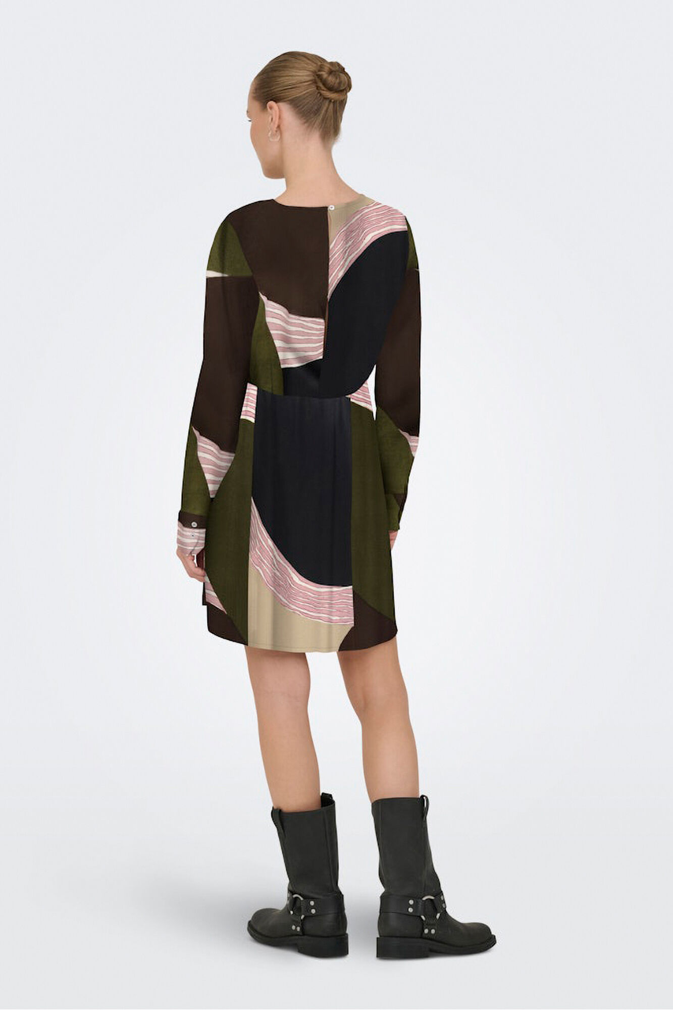 Only Vestido corto satinado