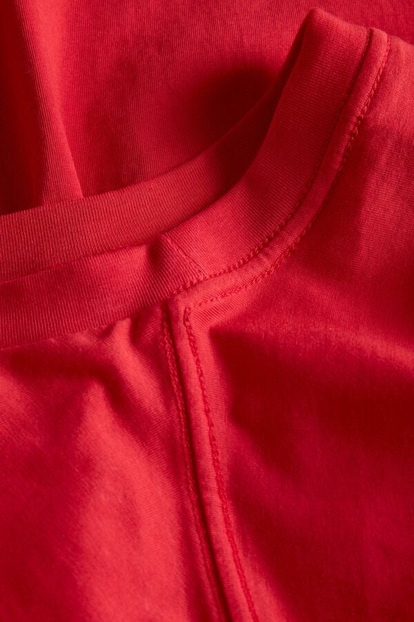 Jack & Jones Vestido longo T-shirt vermelho