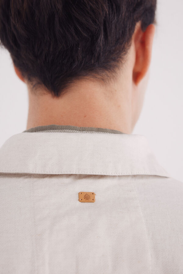 Springfield Camisa de linho-algod&atilde;o branco