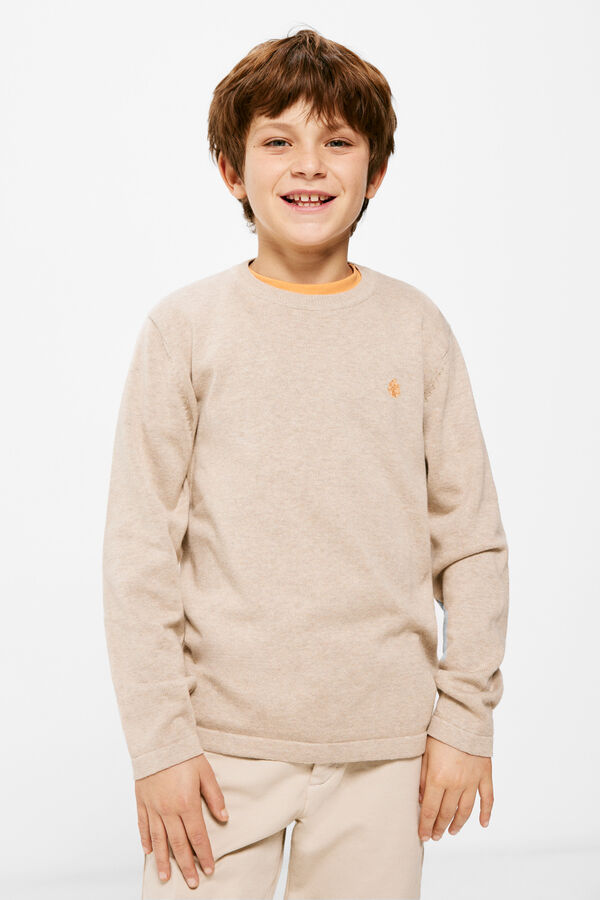 Springfield Kids Camisola cotoveleiras menino branco