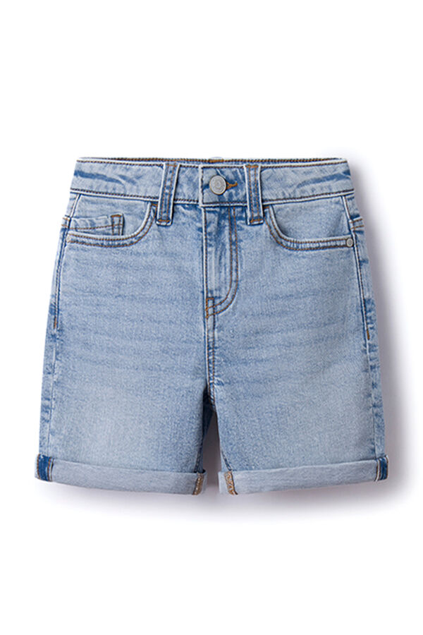 Springfield Kids Bermudas denim claro rapaz azul