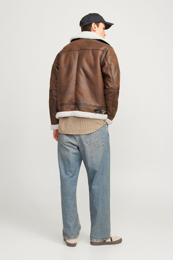 Jack & Jones Chaqueta aviador marr&oacute;n