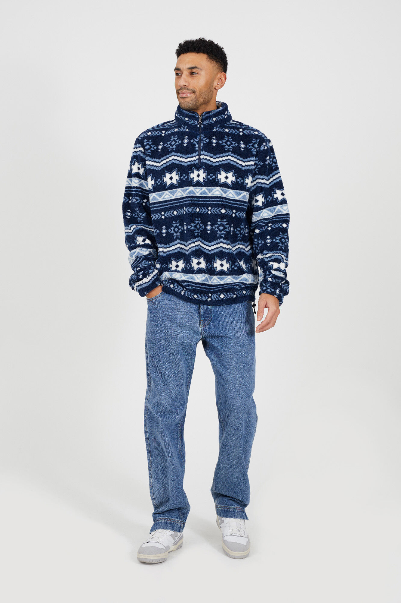 Brave Soul Sudadera cuello cremallera