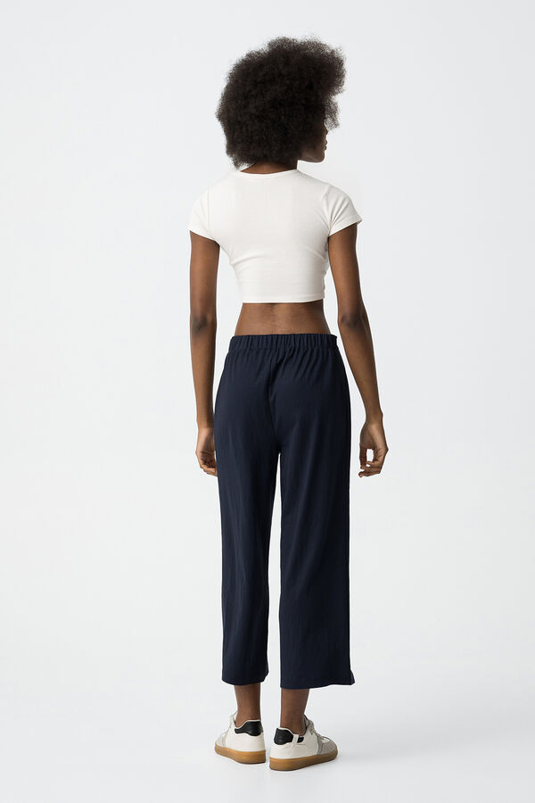 Tiffosi Pantal&oacute;n Culotte con lazo azul