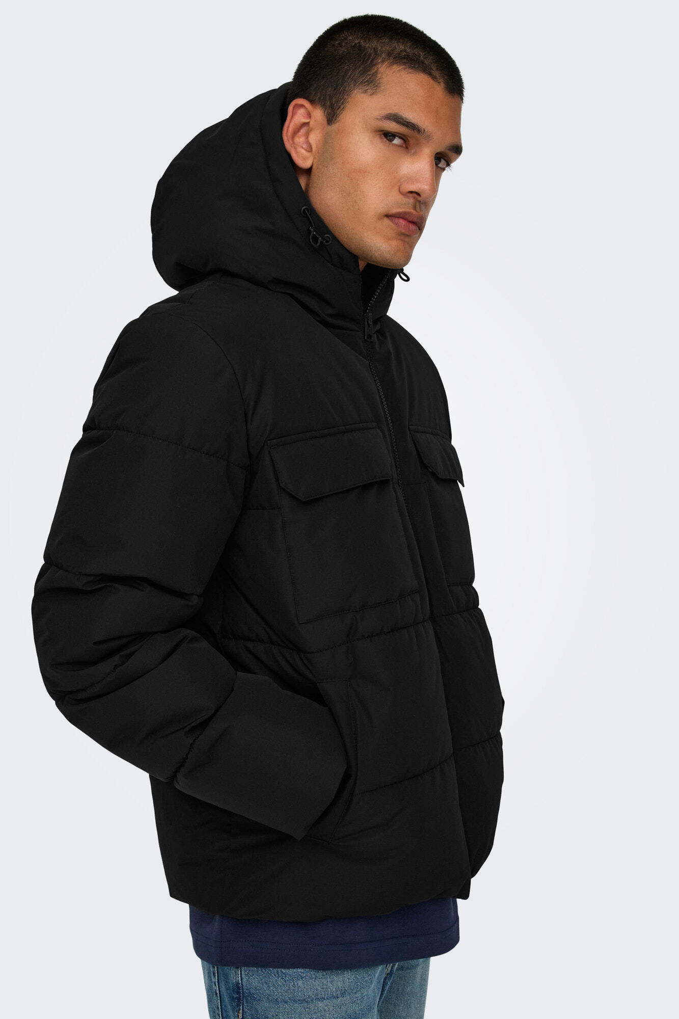 Only & Sons Chaqueta acolchada con capucha