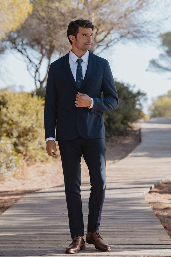 Celopman Americana Traje Estructura azul