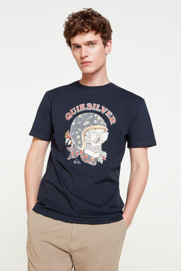 Springfield Camiseta de Manga Corta para Hombre navy