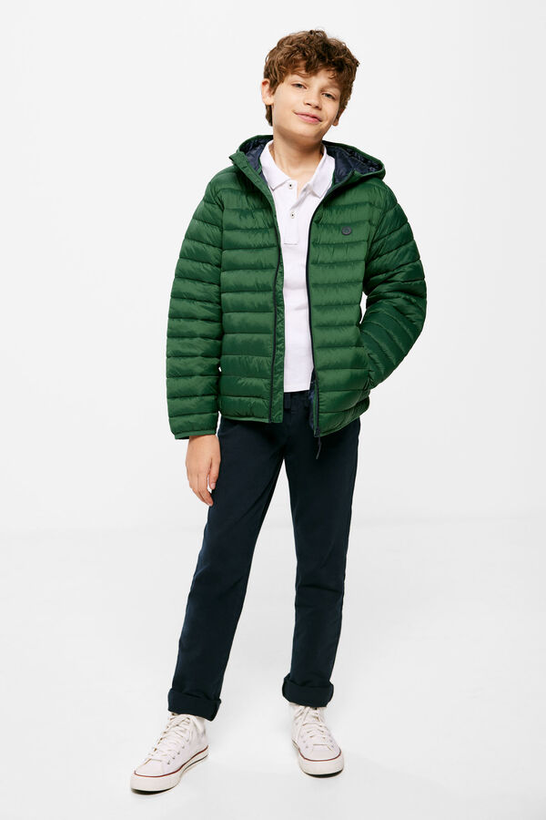 Springfield Chaqueta acolchada niño verde