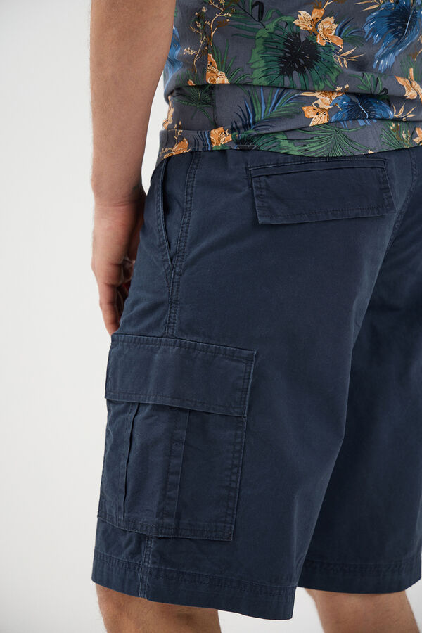 Jack & Jones Bermuda cargo relaxed fit azul