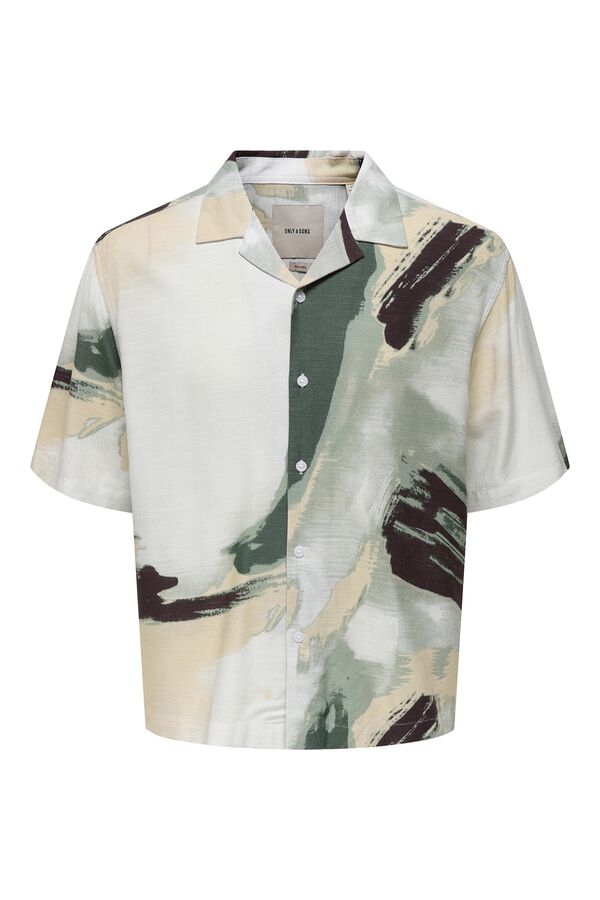 Only & Sons Camisa de manga curta branco